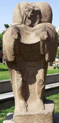 Musée du Caire - Jardins - statue singe (EG07-1091.jpg)