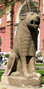 Musée du Caire - Jardins - lion (EG07-1155.jpg)