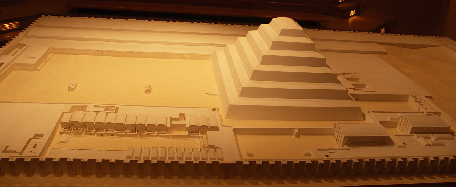 Saqqara - musée Imhotep - maquette de JP Lauer