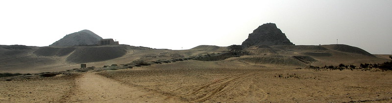 Abousir - pyramides de la Vème dynastie