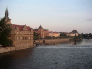 La Vltava vue du pont Charles
