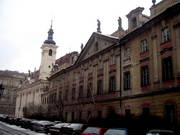Prague sous la neige
