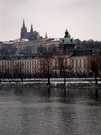 Prague sous la neige