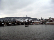 Prague sous la neige