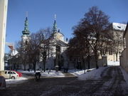 Prague sous la neige