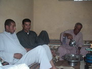 Abusir - chez Tarek, avec son père et Eed (EG03-241.jpg)