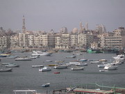 Alexandrie - la baie depuis Qatbay (EG03-313.jpg)