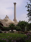 Alexandrie - colonne Pompée et sphinx (EG03-318.jpg)