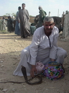 Louxor - Camel market, dompteur de cobra