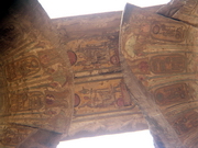 Karnak - détail du plafond de la salle hypostyle