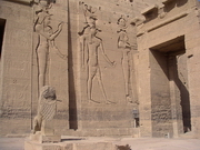 Temple de Philae - détail du premier pylône