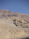Thèbes ouest - chemin de crête entre Deir el Medinet et la Vallée des Rois