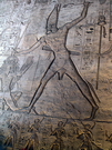 Abou Simbel - Ramsès II massacrant ses ennemis