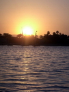 Louxor - coucher de soleil sur le Nil