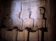 Abou Simbel - les quatre 'dieux' du naos