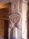 Abou Simbel - chapiteau hathorique du petit temple