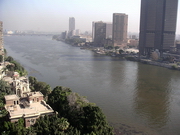 Le Caire - Le Nil depuis l'hôtel Marriott