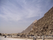 Gizeh - alignement des pyramides