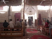 Sohag - office copte au monastère rouge
