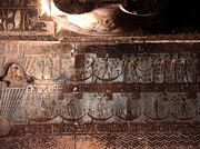 Dendera - plafond astronomique de la salle hypostyle