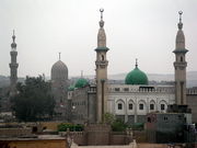Le Caire - el Azhar depuis la cité des Morts
