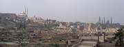 Le Caire - la Citadelle depuis la cité des Morts