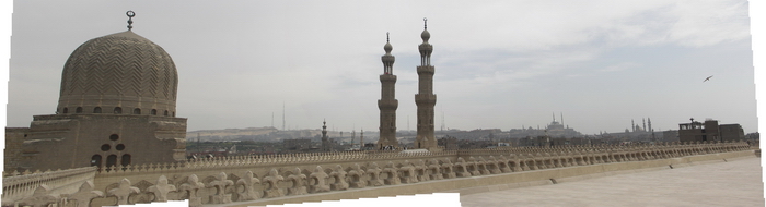 Le Caire depuis le toit de la mosquée al-Muiayyad