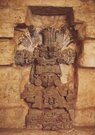 Oaxaca - Monte Alban, dieu Cosijo (tombe n°104)