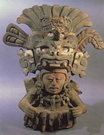 Urne funéraire zapotèque (argile - Monte Alban)