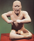 Le "Lutteur" (pierre - Olmèque)